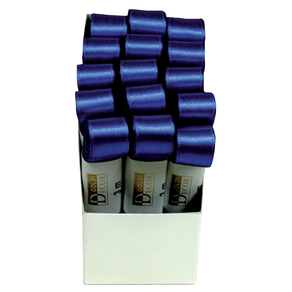 Doppelsatinband, 15mmx3m, ultramarin GOLDINA 1172015351503