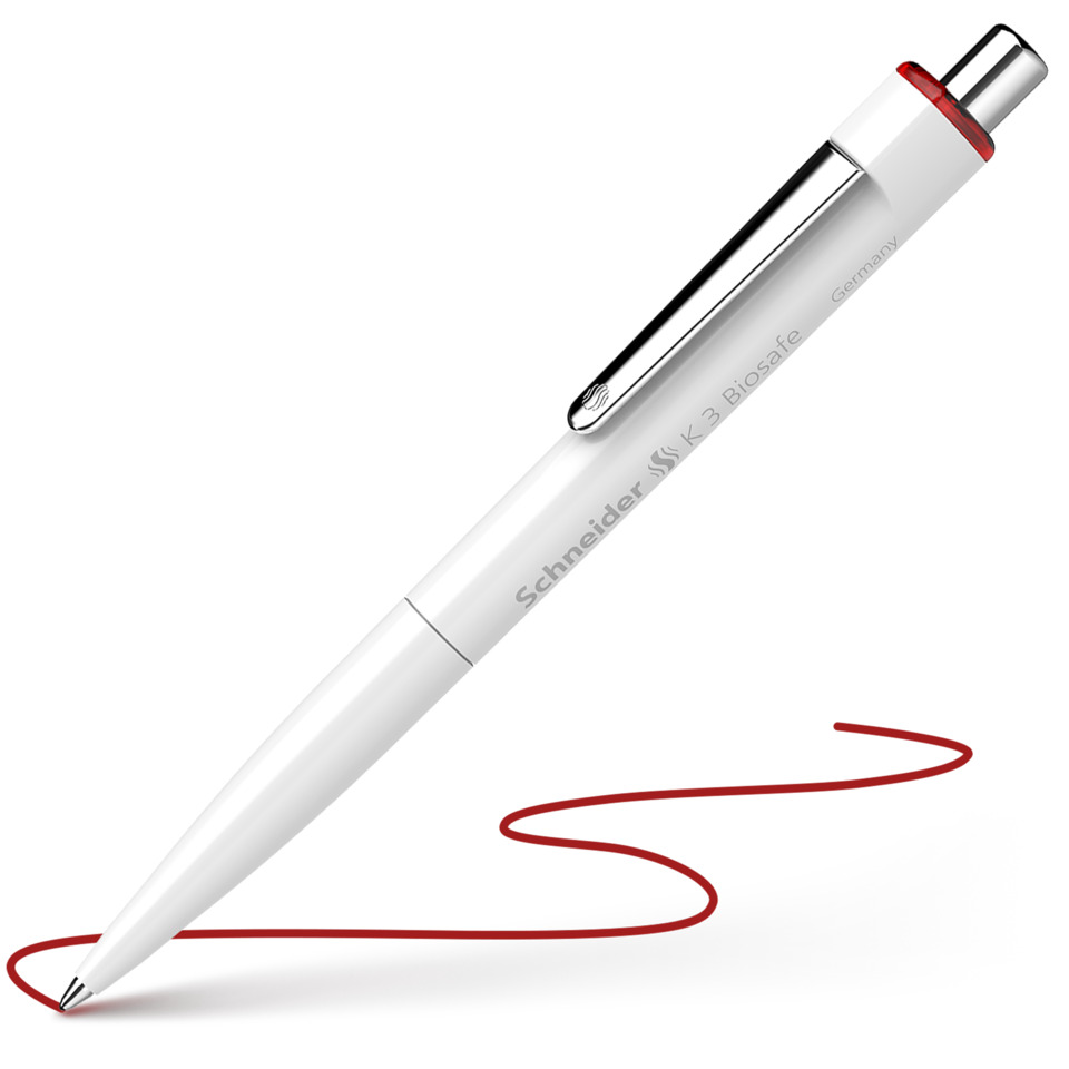 Stift, Kugelschreiber, Schreibgerät, Kappe, Rot