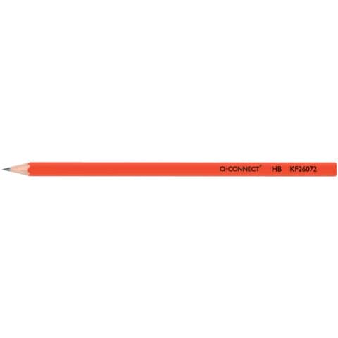 Bleistift ohne Radierer, HB, rot Q-CONNECT KF26072