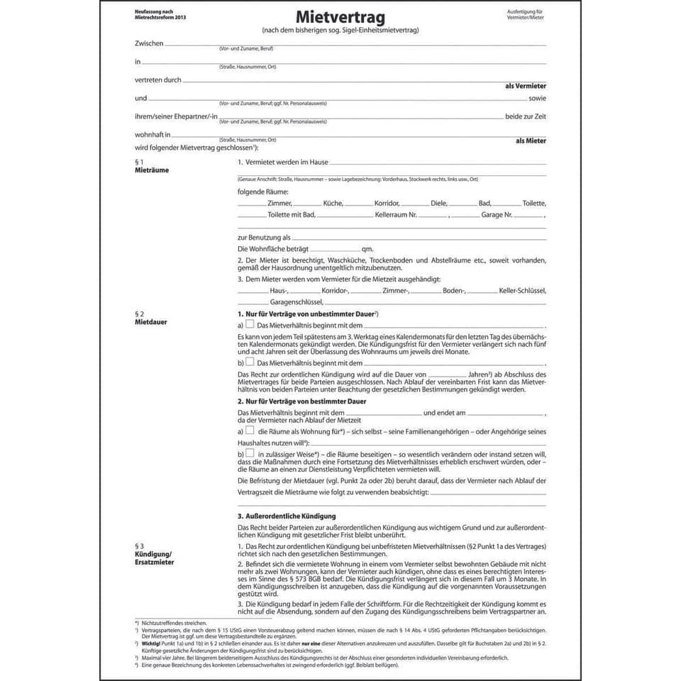 Mietvertrag, Wohnung, Küche, Korridor, Bad