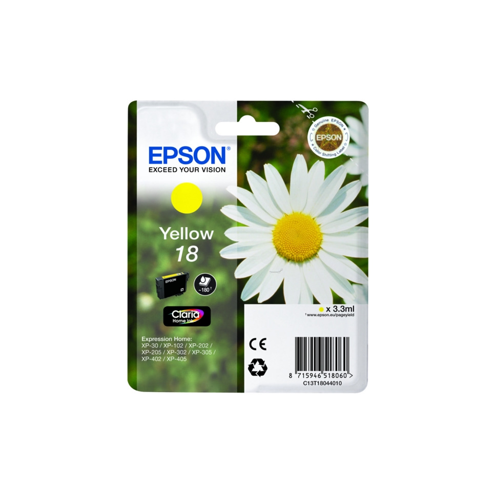 Tintenpatrone, Yellow 18, Epson, Chl…, Pflanze?