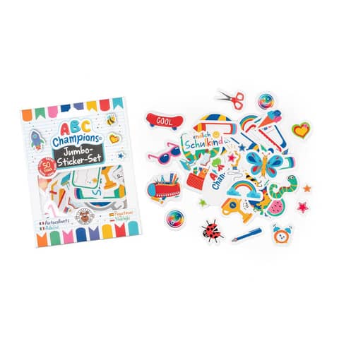 Sticker Sticker-Set ABC CHAMPIONS 50-teilig TRENDHAUS 962874