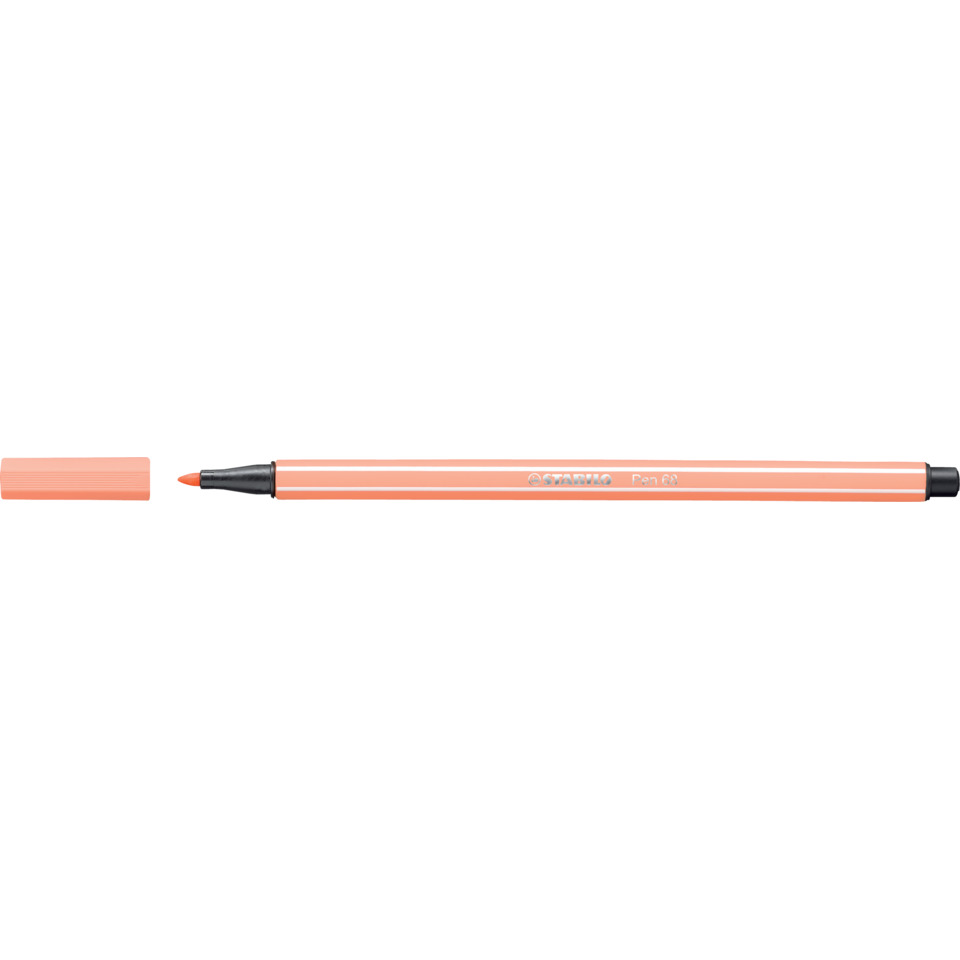  Marker, orange pen, dual-ended, stick style, felt tip