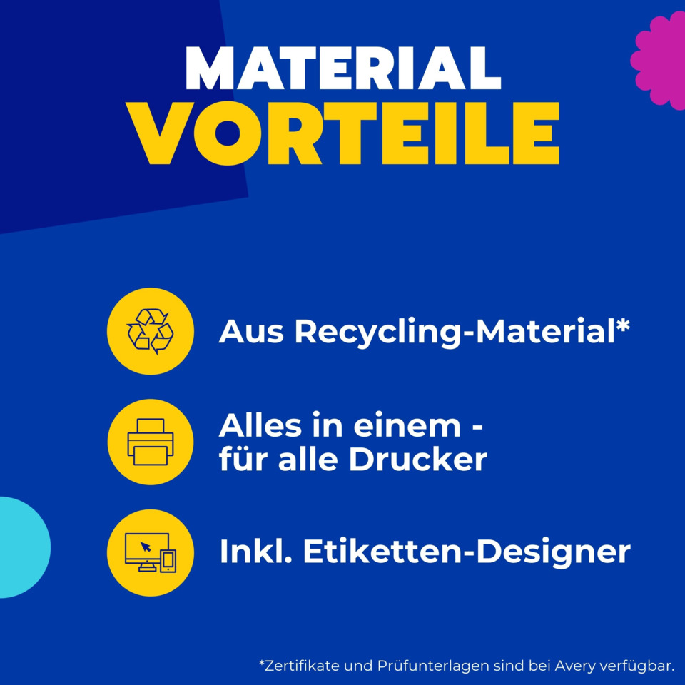 Recycling-Material, Drucker, Etiketten-Designer, Alles in einem, USB-Layou