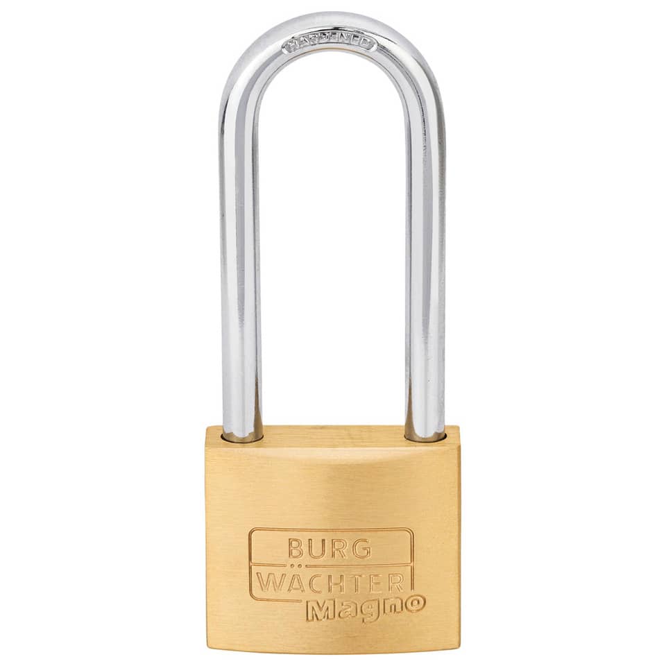 Vorhängeschloss, Padlock, Schloss, Messing, Schlosskörper aus Messing
