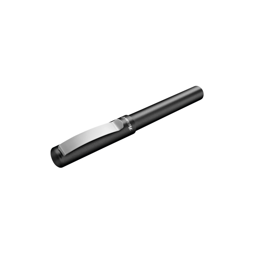 kugelschreiber, clip, schwarz, metal, clip-verschluss
