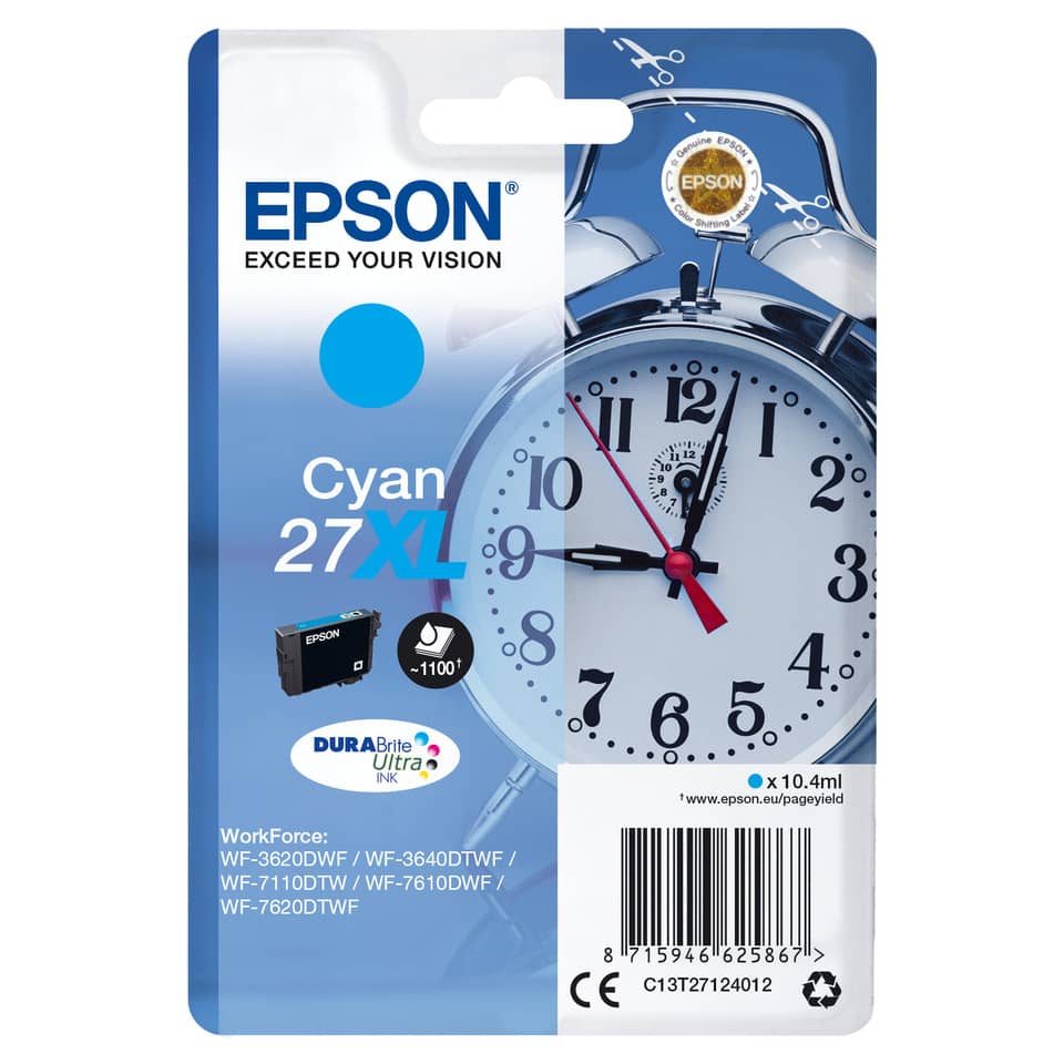 Cyan, Tintenpatrone, Epson, 10,4 ml, DURABrite Ultra Tinte