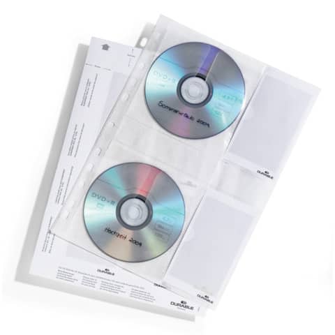 CD-Hülle, A4, 5 Stück DURABLE 522219