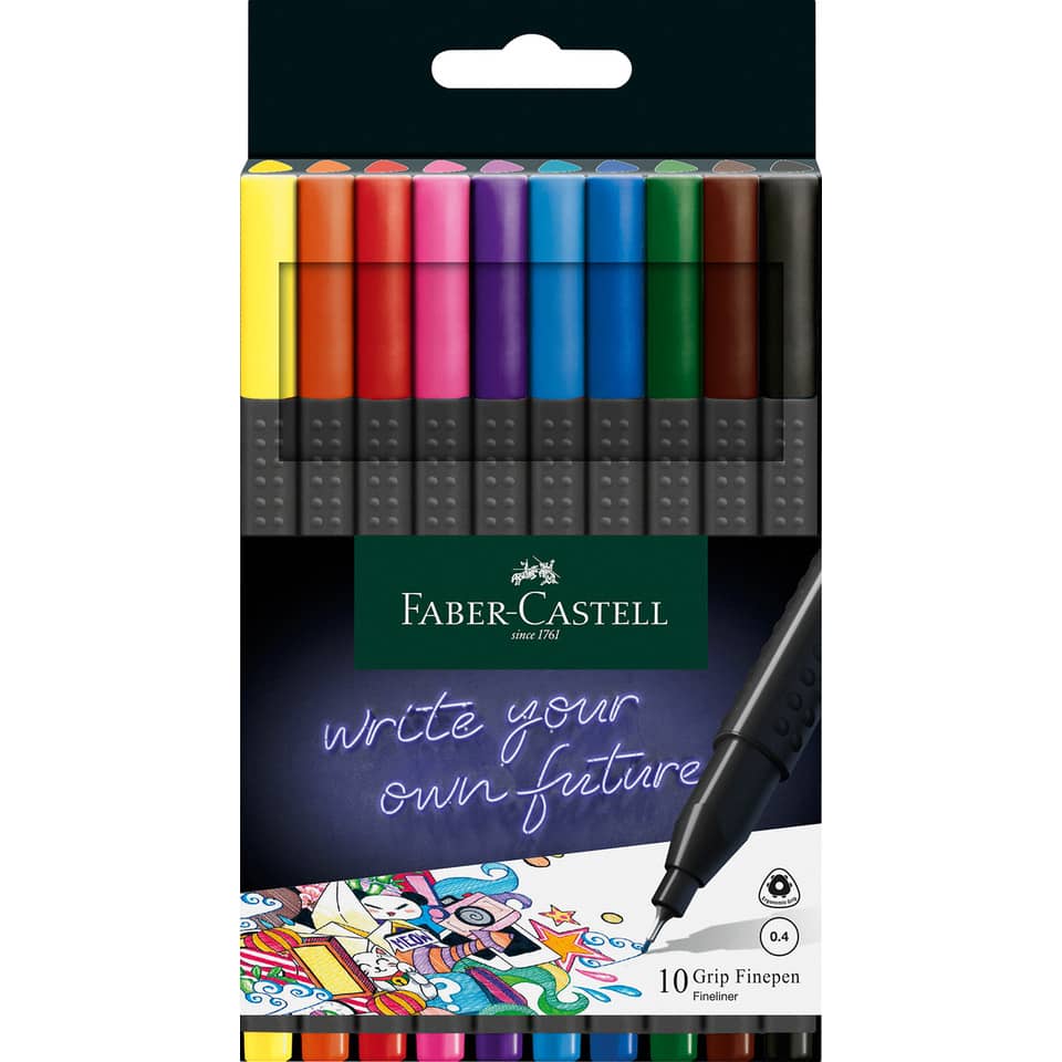 Marker, Farbstifte, Fineliner, 10er Pack, Acrylmarker