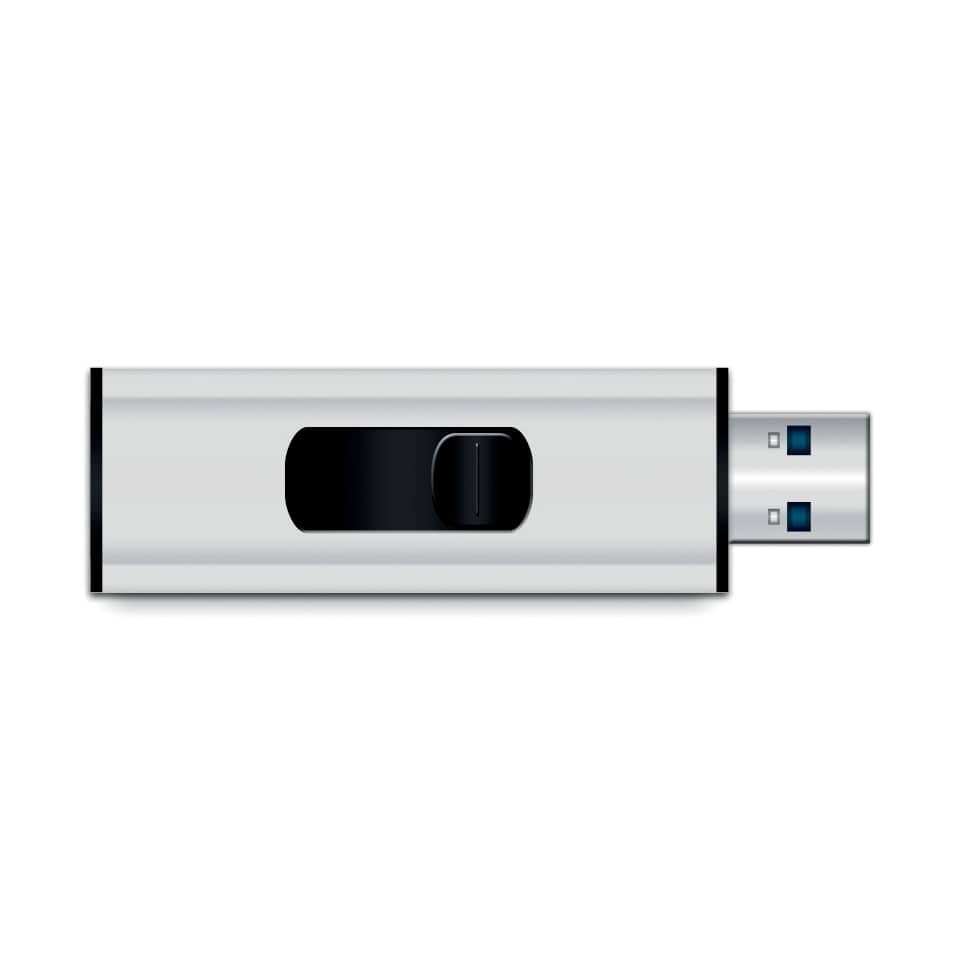 USB-Stick, Flash-Laufwerk, Speichermedium, USB 2.0, Metallic
