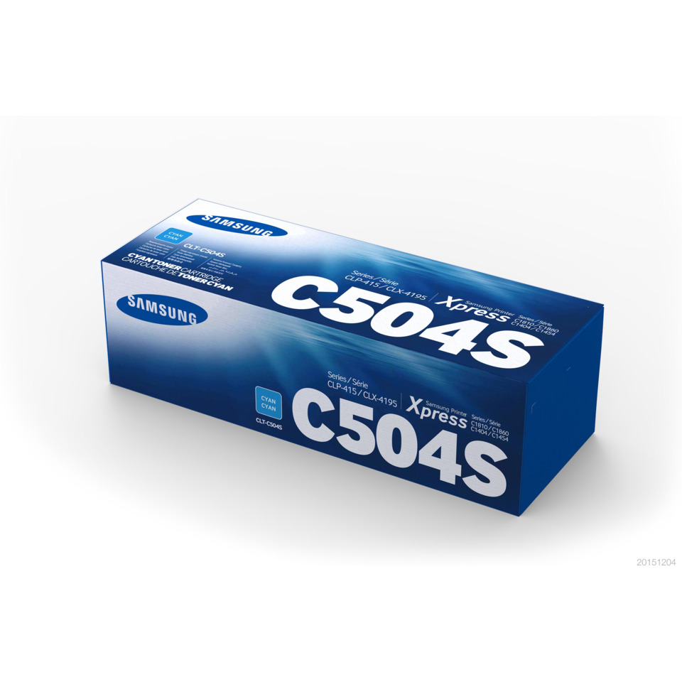 C540S Kartusche, Tonerkassette, Cyan Farbe, XYSeries, Samsung Verpackung, C504S Kartusche, Tintenpatrone, SAMSUNG Box, Cyan Cyan, Druckerpatrone