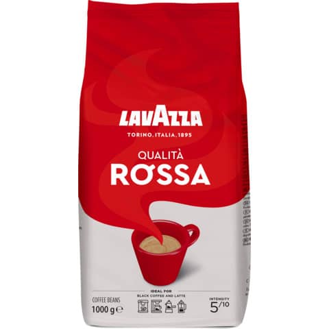 Kaffee Espresso Rossa ganze Bohne, 1000g LAVAZZA 1553