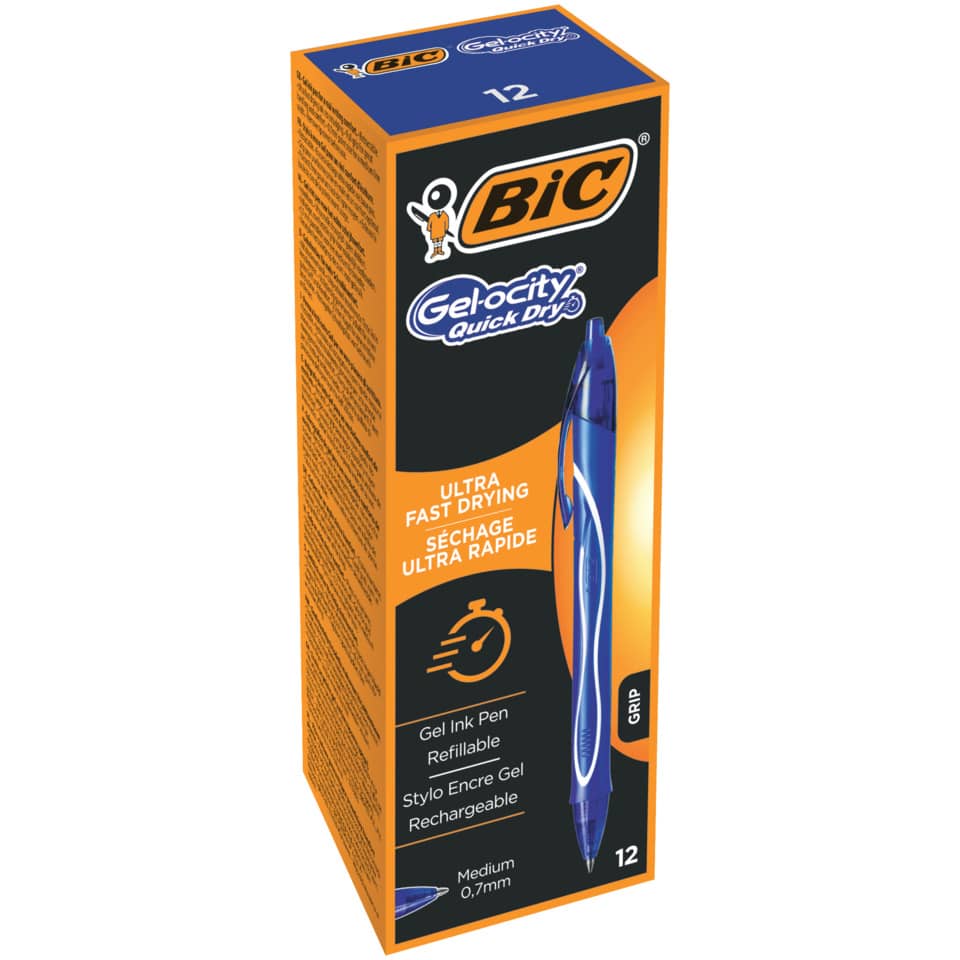 Kugelschreiber, Gelstift, Gelschreiber, 12 Stifte, Turbo-Tinte