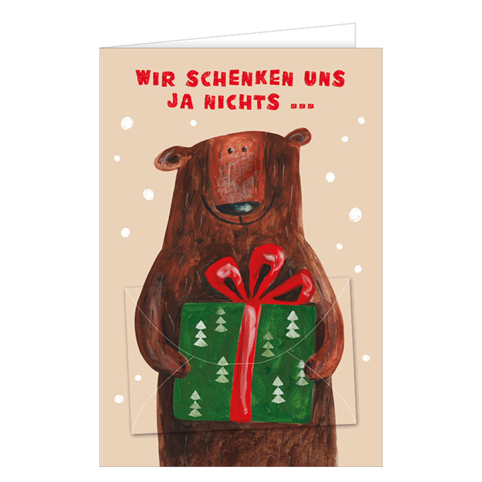 Bär, Geschenk, Weihnachten, Geschenkverpackung, Paket