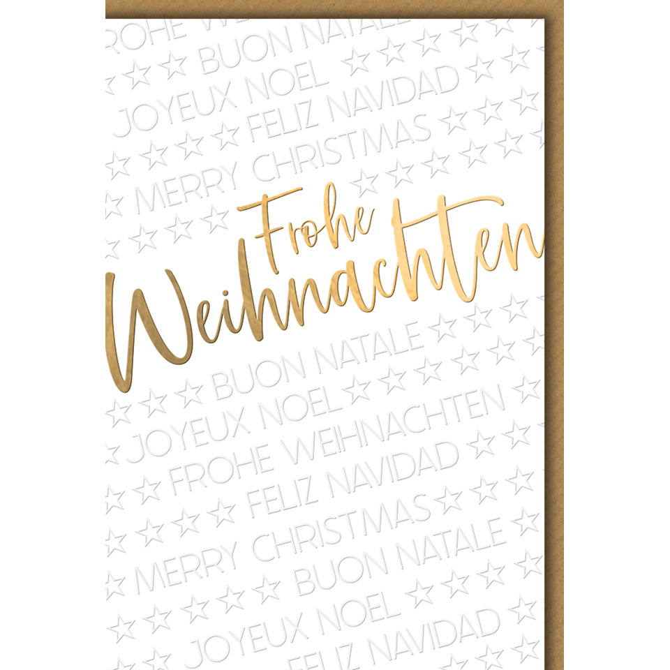 Weihnachtskarte, Karte, Weihnachten, Schriftzug, goldene Farbe