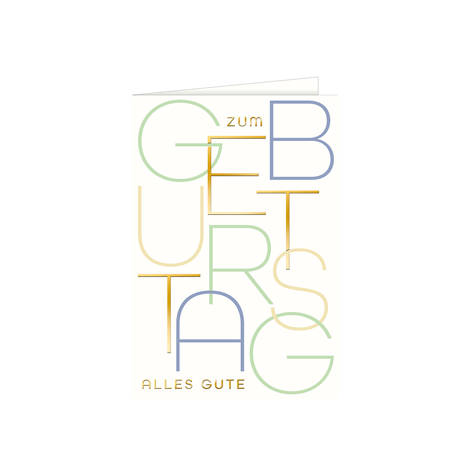 poster, grafik, multicolor, text, alles gute