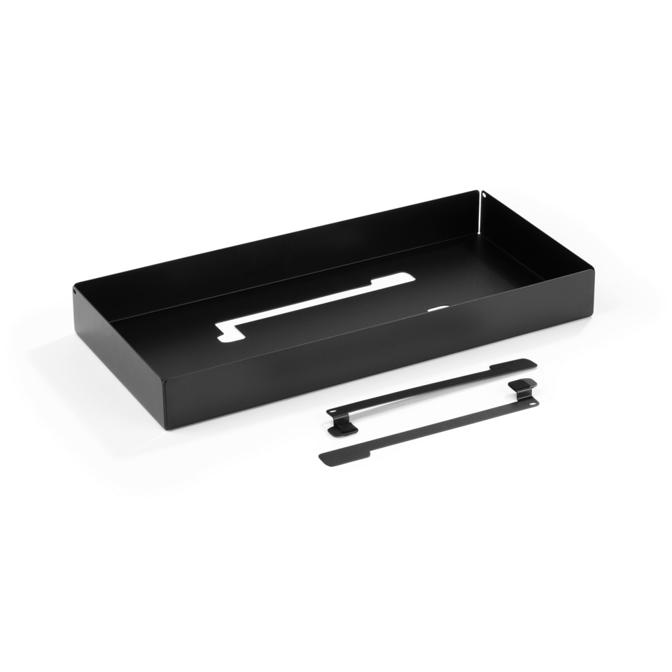 Schubladenbox, Aufbewahrungsbox, Metallbox, schwarz, Ausstattungszubehör