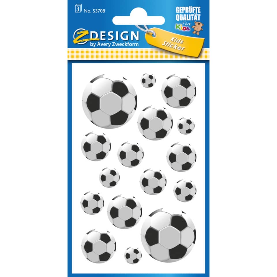 fußball, fußball stickers, kinder sticker, weißer hintergrund, aufkleber