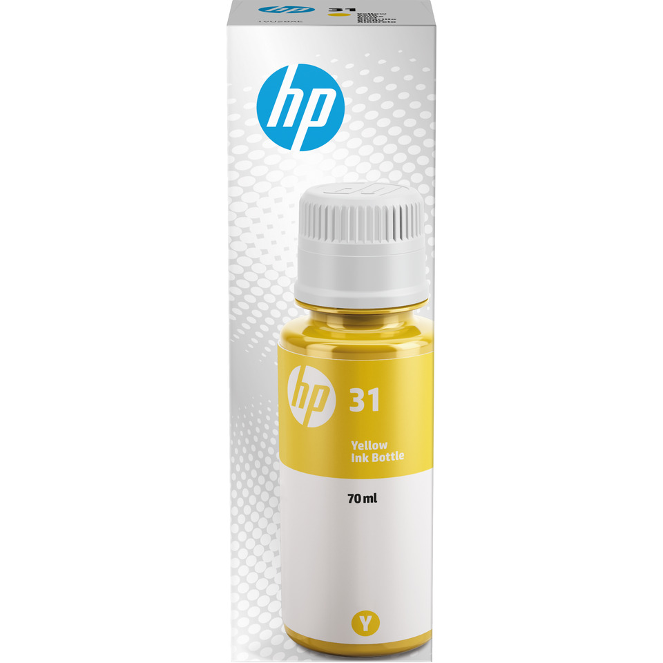 Tintenflasche, HP Tinte, Gelbe Flasche, Nachfüllkartusche, 70 ml