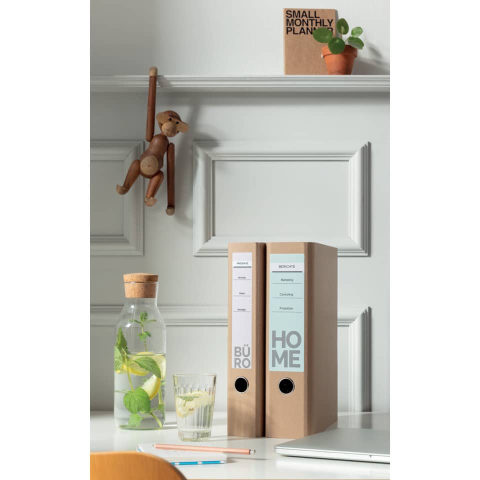 office, Ordner, Zuhause, Pflanze, Wasserflasche