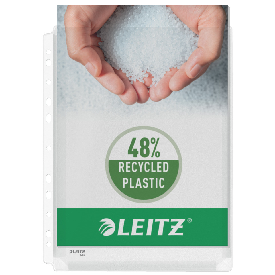 recycelter Kunststoff, 48% recycelt, Behälter, Kunststoff, Leitz