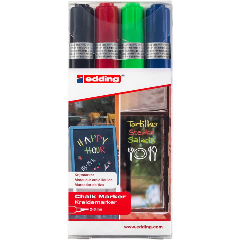 Chalk Marker, Kreidemarker, Board Marker, Multicolor, 2-3 mm Strichbreite