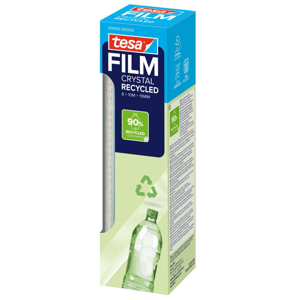 Film, Crystal, Recycled, Tape, Flasche