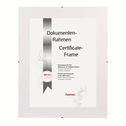 Fotorahmen Clip Fix antireflex, 21x29,7cm HAMA 63120