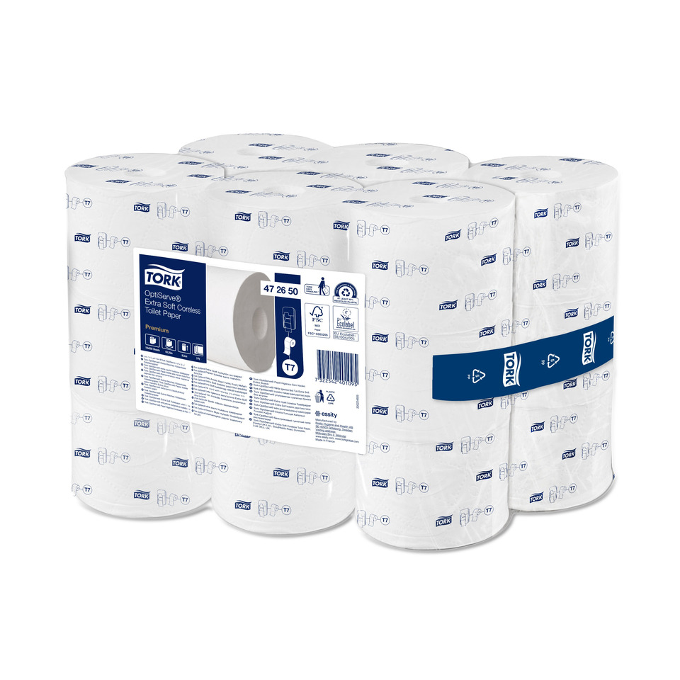 WC-Papier, Weiche Rolle, Weiß, 6er Pack, TORK