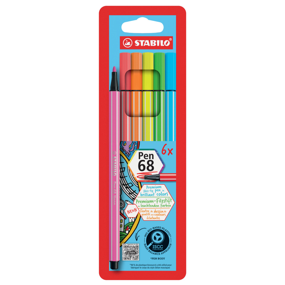 Stabilo, Stift, Marker, Malset, 6 Farben