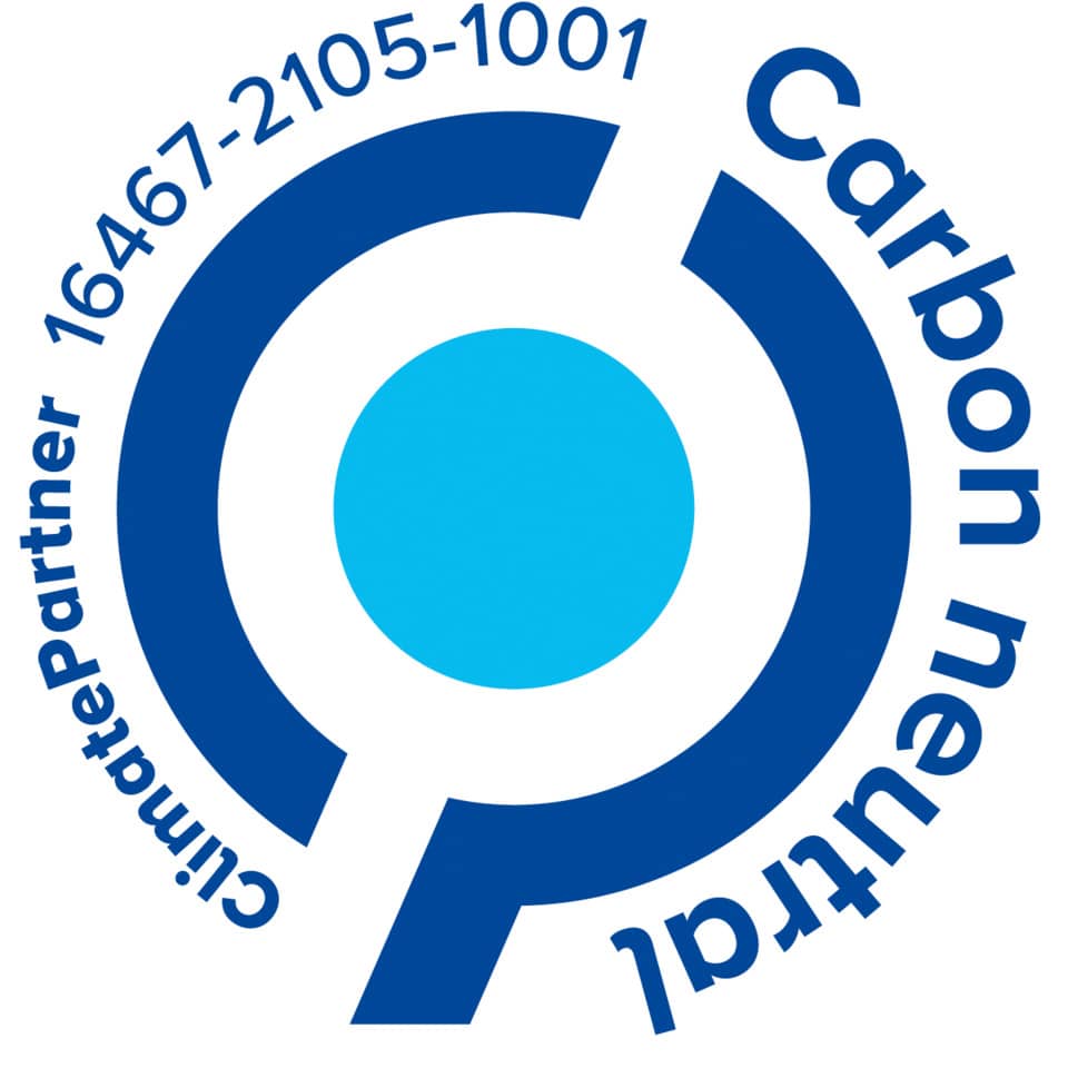 logo, kreise, blau, punkt, kohlenstoffneutral