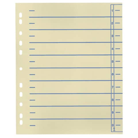 Trennblatt, A4, 230g/m², 100 Stück, blau  9531104100