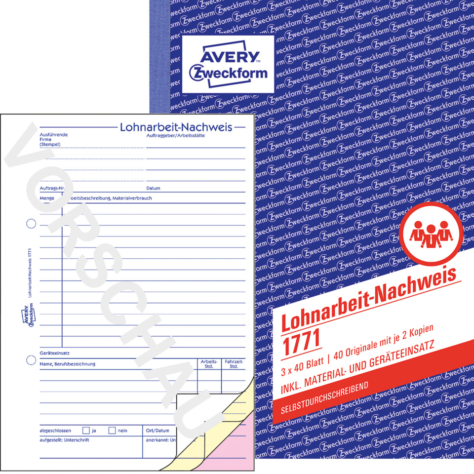 Lohnnachweis, Arbeitsnachweis, Dokument, Formular, Avery, l PoB, lohnarbeitsnachweis, formular, papier, druckbuch