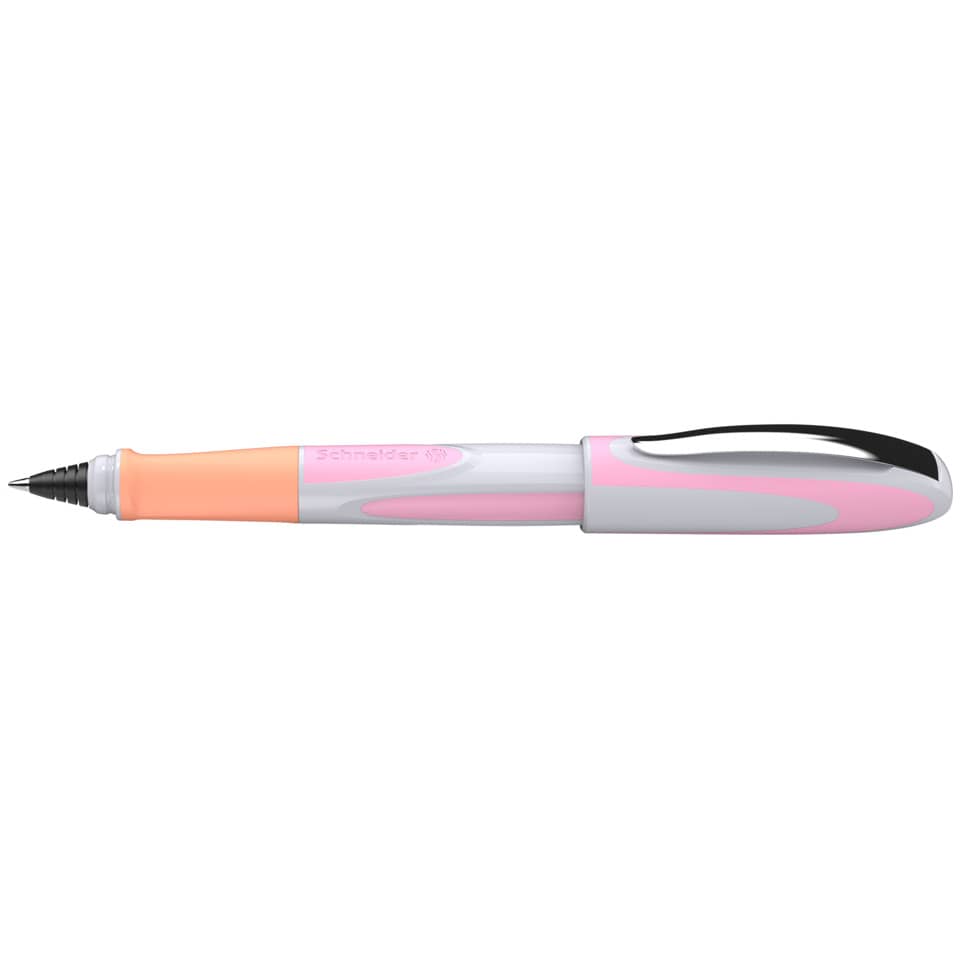 Kugelschreiber, Kugelschreiber pink, Schreibgerät, Gummiarm, Gepresste Spitze