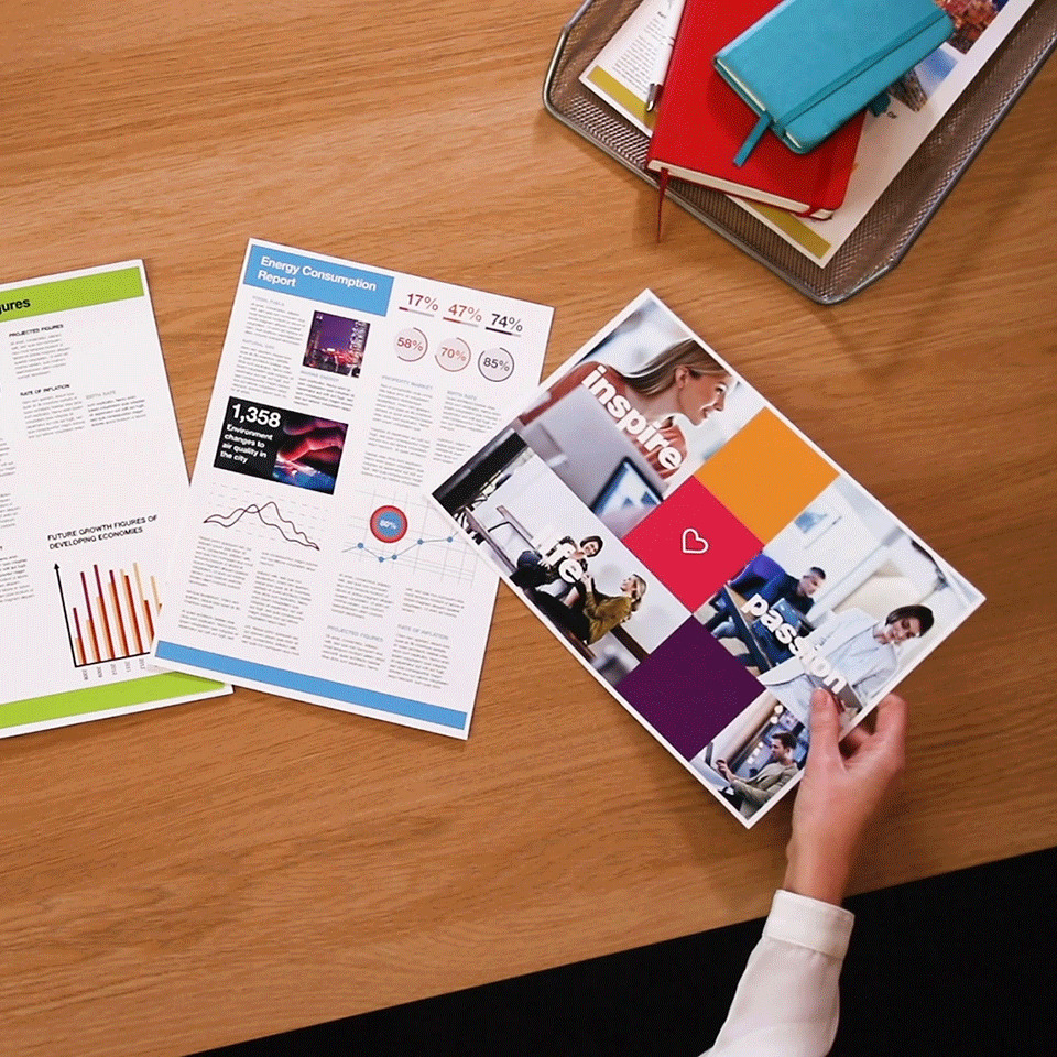 Broschüre, Drucksache, Infografik, Arbeitsplatz, Unterlagen