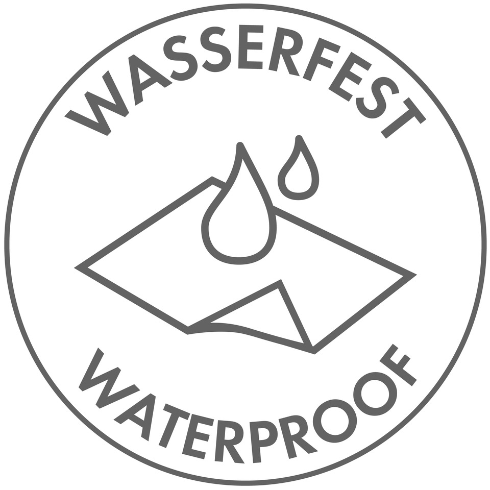 wasserfest, logo nicht erlaubt, symbol, aufkleber, kennzeichnung