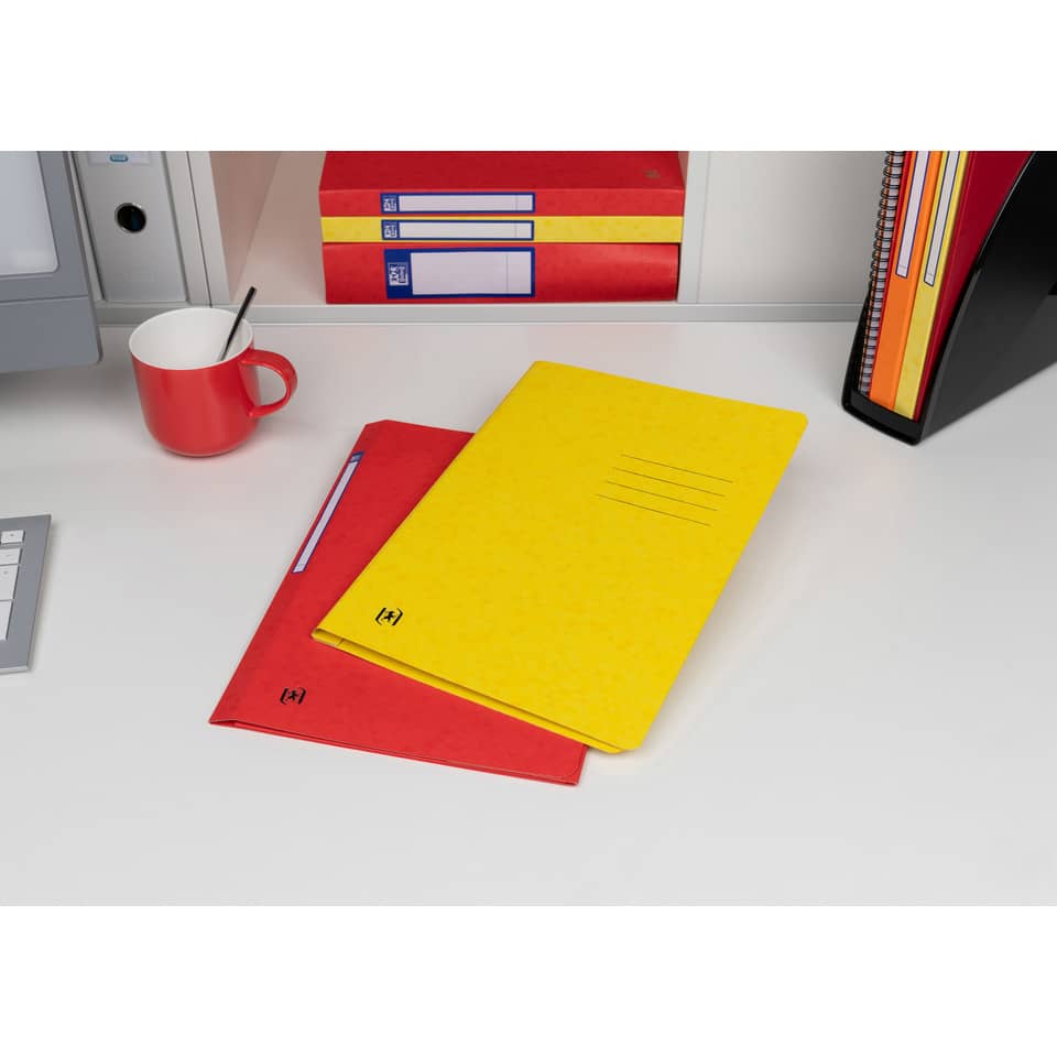 notebook, yellow, folder, desk, office