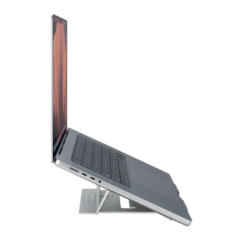 Laptop, Silber, Laptop-Ständer, Aluminium, Dünne Bauweise