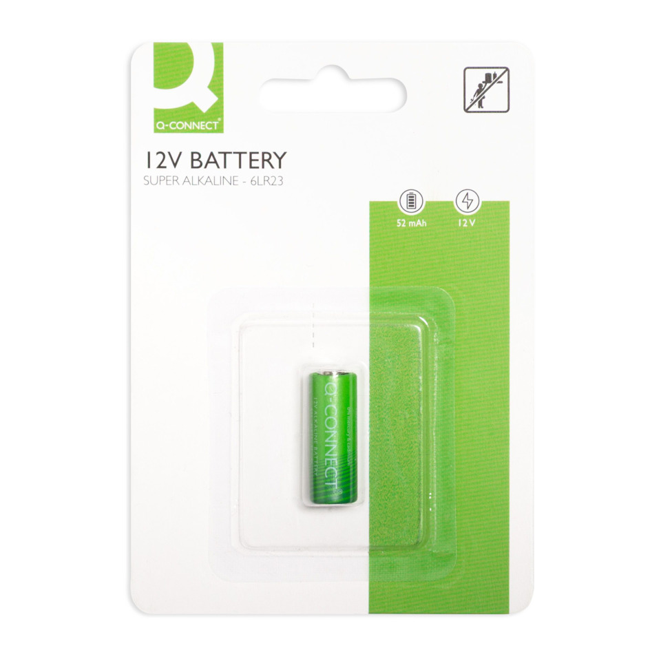 12V-Batterie, Super-Alkalisch, 6LR23, grün, Batterieverpackung