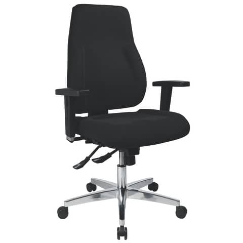 Drehstuhl P91 mit Armlehnen schwarz TOPSTAR PI99GBC0