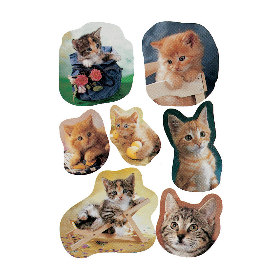 Katzenaufkleber, Katzenbild, Katzensilhouette, Katzencute, Tieraufkleber