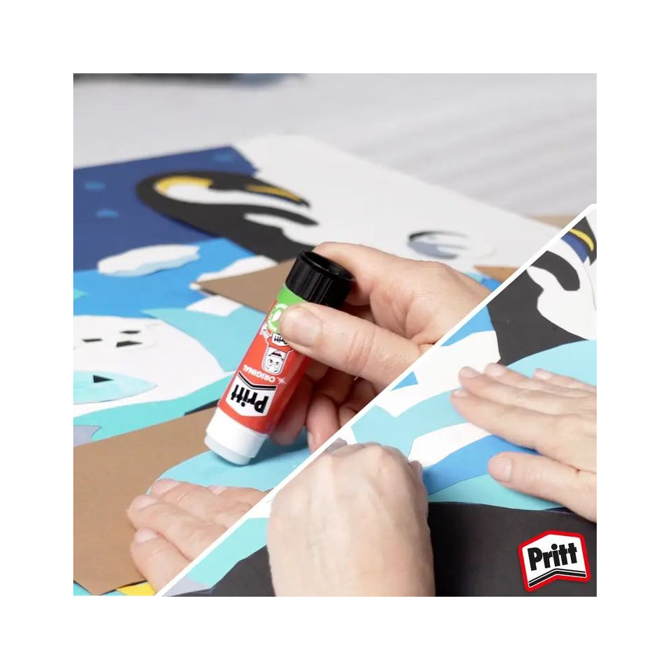 Kleber, Klebstift, Papierbastelei, Kunstprojekt, Pritt