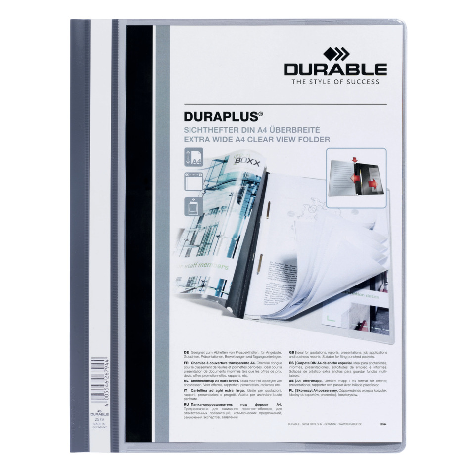 Ordner, A4 Ordner, Durchsichtiger Ordner, Klarer Ordner, Durable