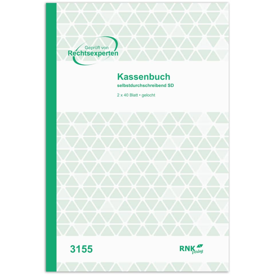 Kassenbuch, Selbstdurchschreibend, SD, Blatt, Geld