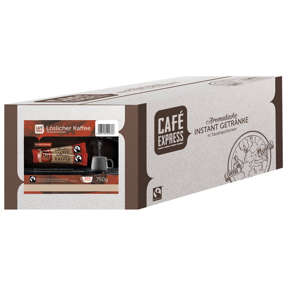 Kaffee, Instant Getränk, Paket, 750 g, Kaffee-Box