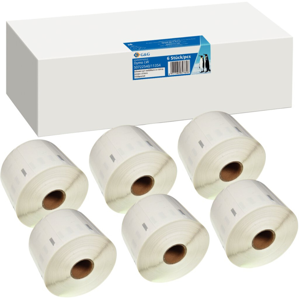 Etiketten, Beutelpapier, Druckerpapier, Barcode, Boxenmaterial
