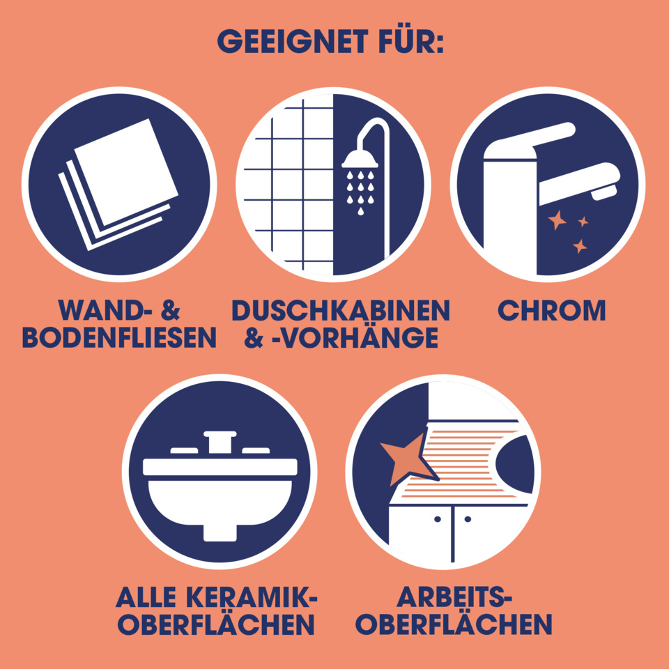 Fliesen, Duschkabinen, Vorhänge, Chrom, Keramik, Oberflächen, Arbeitsplatten, Wandflächen, Bodenfliesen, Ausstattung