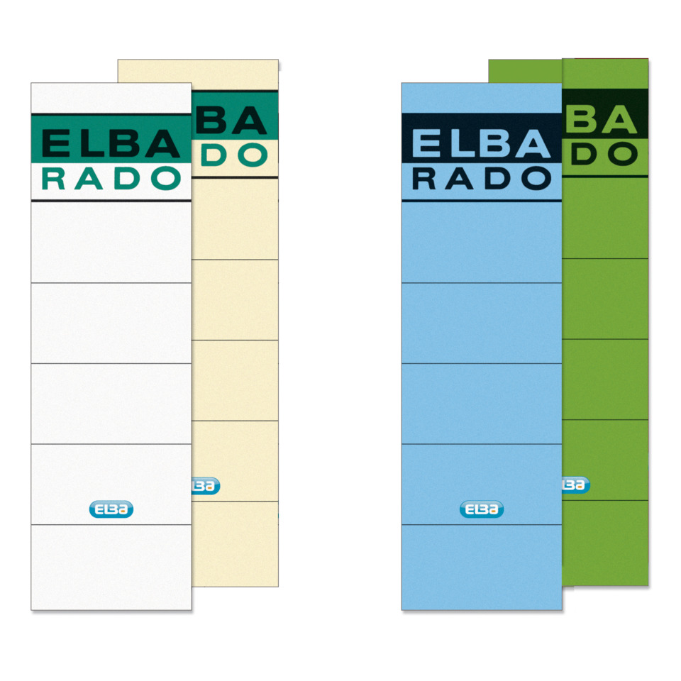 Elbado, Elbadorado, Aufsteller, Lageretiketten, Etikettenstange
