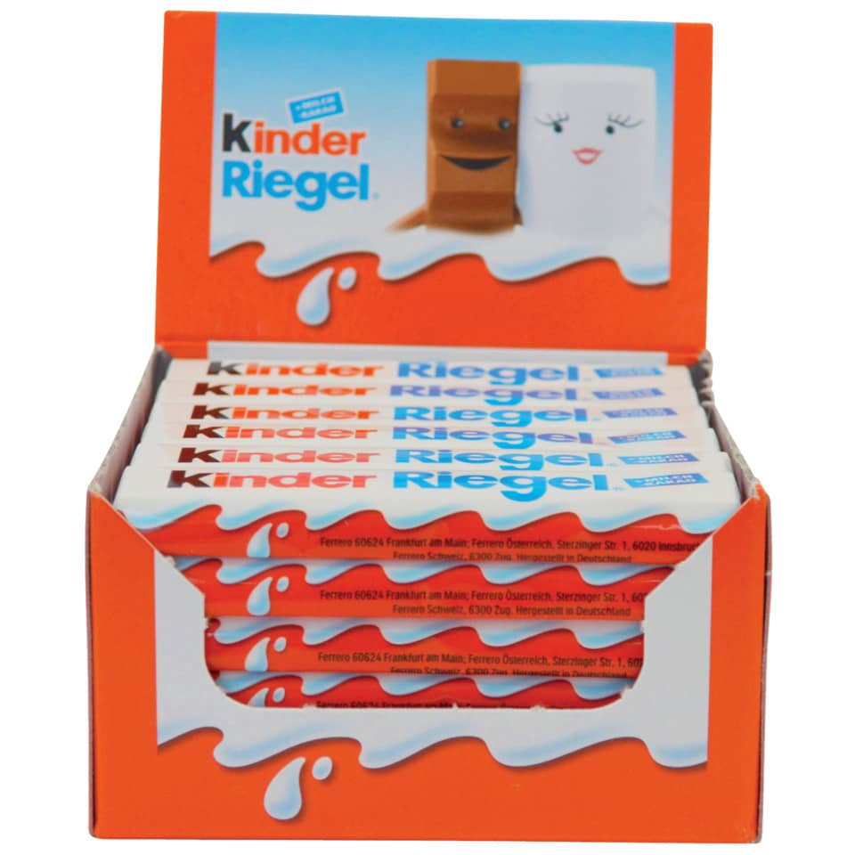 KINDER Riegel, Schokoladenriegel, Schokolade, Snack, Kornriegel