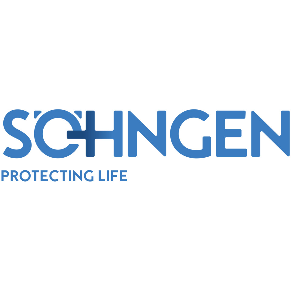 logo, marke logo, blau, Schingen?, Schutz Leben